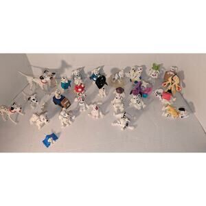 Vintage Disney 101 Dalmatians Collectible Figures McDonalds Rubber
